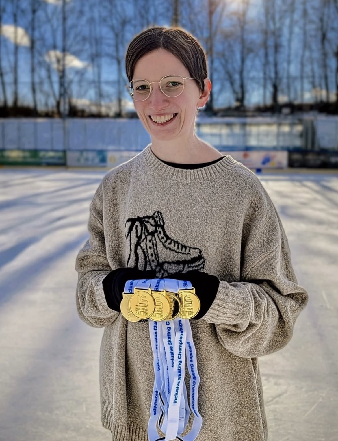 5-fache Weltmeisterin der Inclusive Skating Virtual World Championship 2025